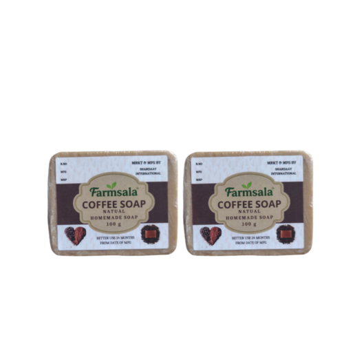 Farmsala Coffee Soap | Tan Removal & Skin Refreshing | Exfoliating Coffee Bathing Bar